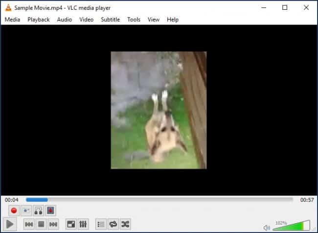 Como rotar video con VLC