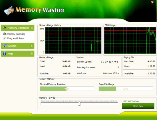 Ottimizzare Memoria RAM su Windows 10