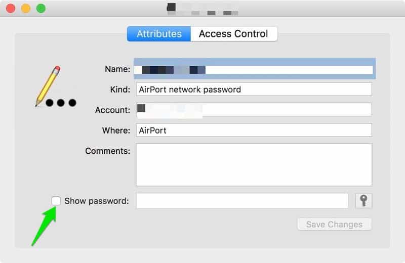 Trovare password WiFi su Mac