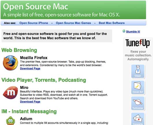 open source mac