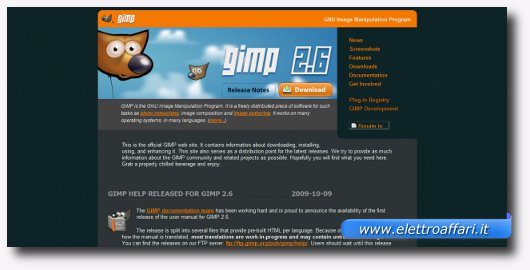 Interfaccia grafica di Gimp
