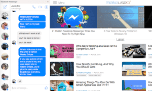 Facebook Messenger per browser Firefox