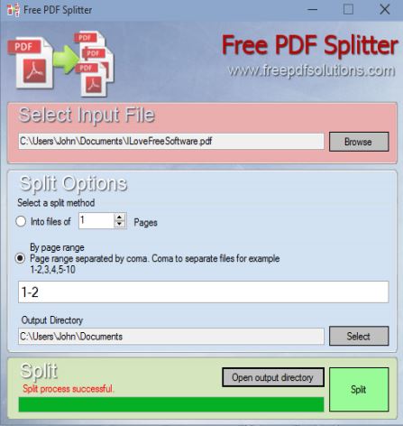 Splitter gratis PDF