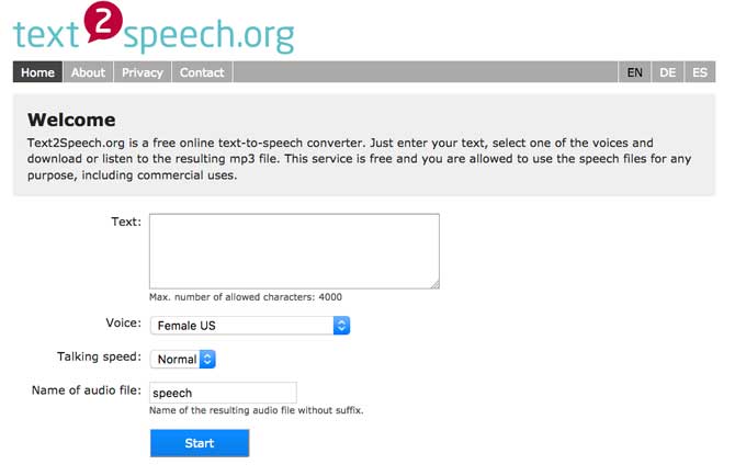 software Text To Speech